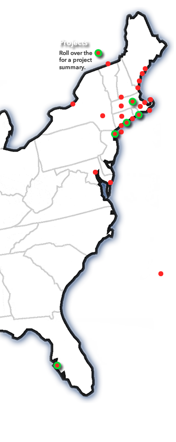 East Coast Dredging Services and Recent Projects